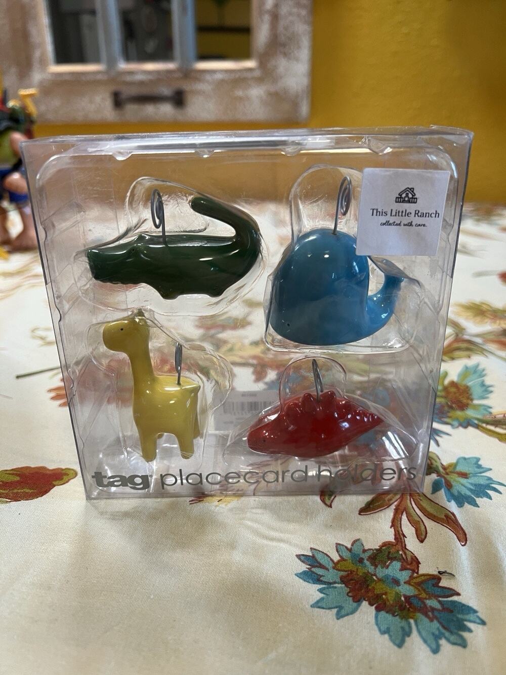 TAG 2007 Card Holder Picture Holder Multicolor Animal 4 Set Set Cute!